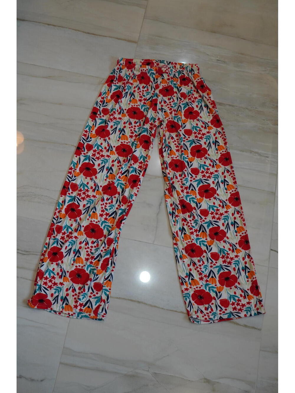 Super Soft Colourful Floral Pajama Pants, Hello Mello SZ S/M